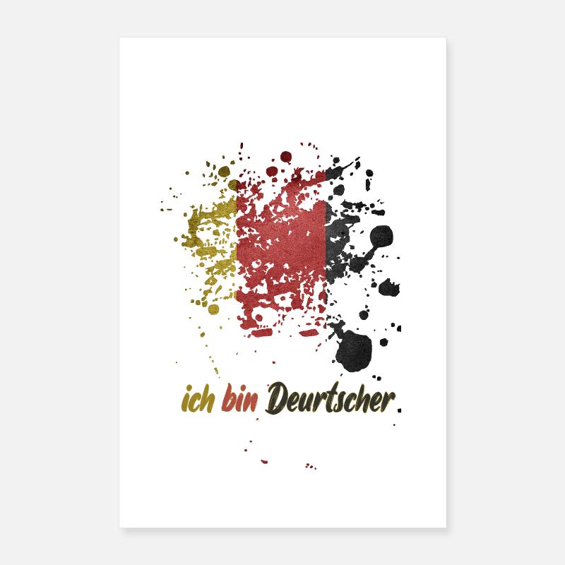 ich bin deutscher Poster 40x60 cm