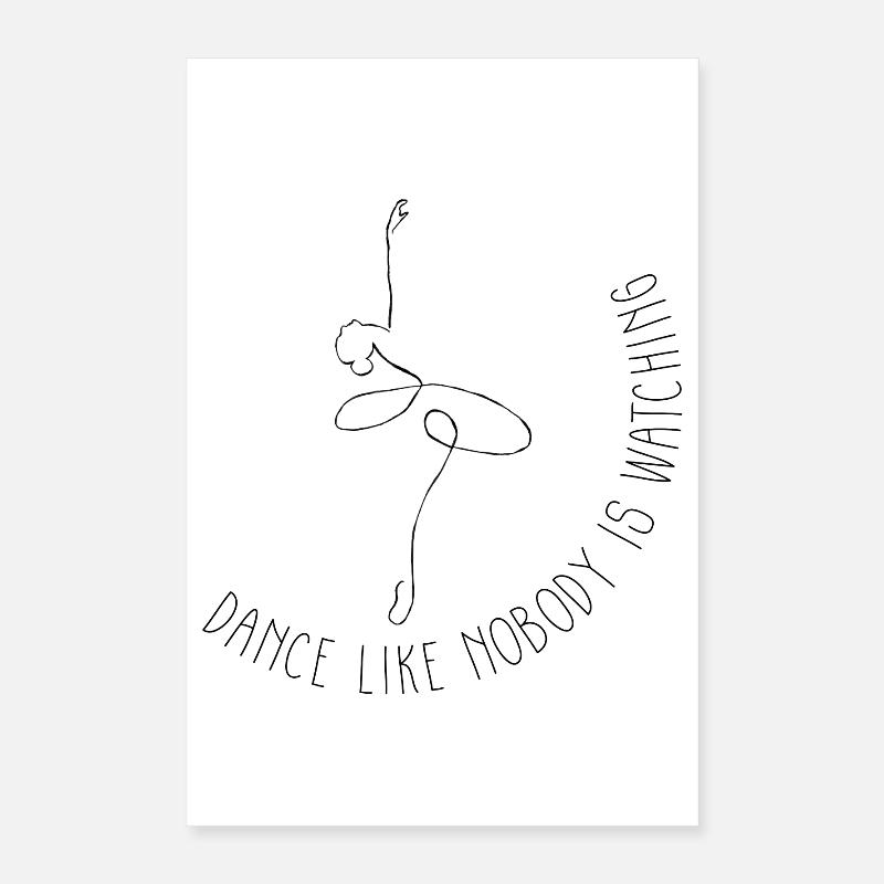 Ballet dancer ballerina Poster 16" x 24" (40x60 cm)