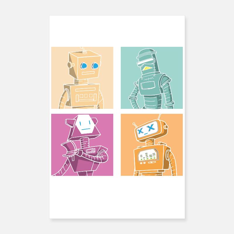 Roboter Robot Poster 40x60 cm