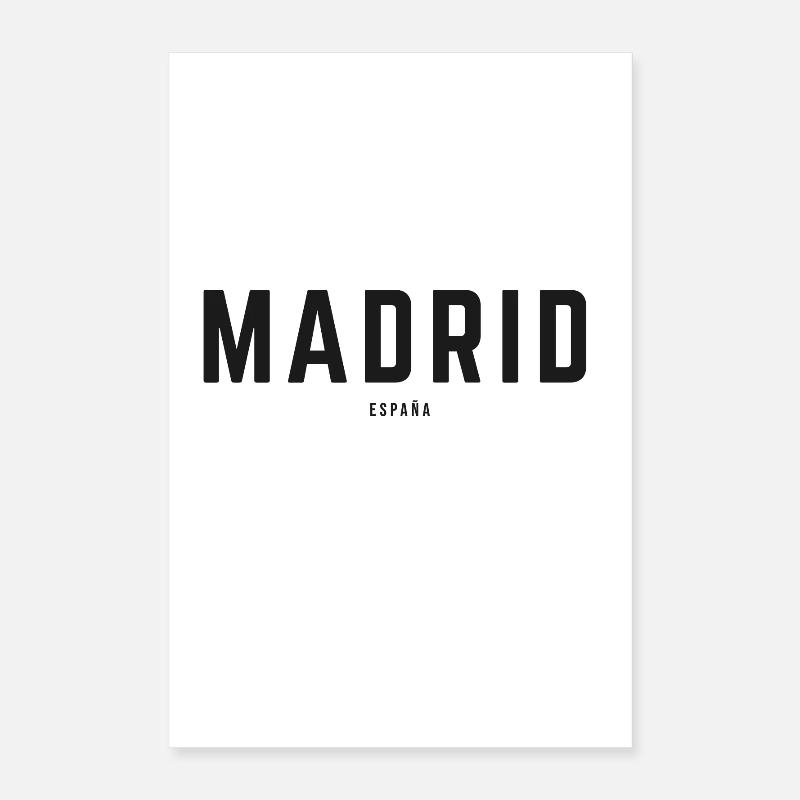 Madrid Spain Poster 16" x 24" (40x60 cm)