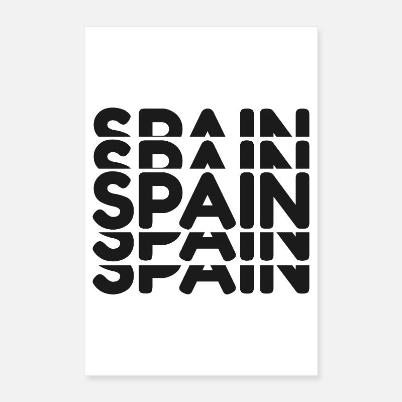 Spanien / España Poster 40x60 cm