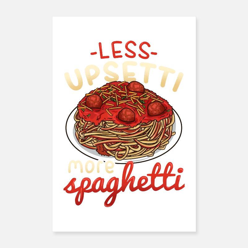 spaghetti Poster 16" x 24" (40x60 cm)