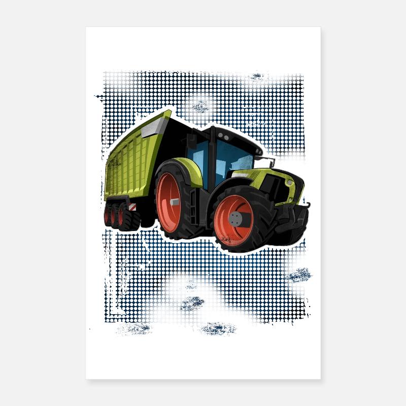 tractor Poster 16" x 24" (40x60 cm)