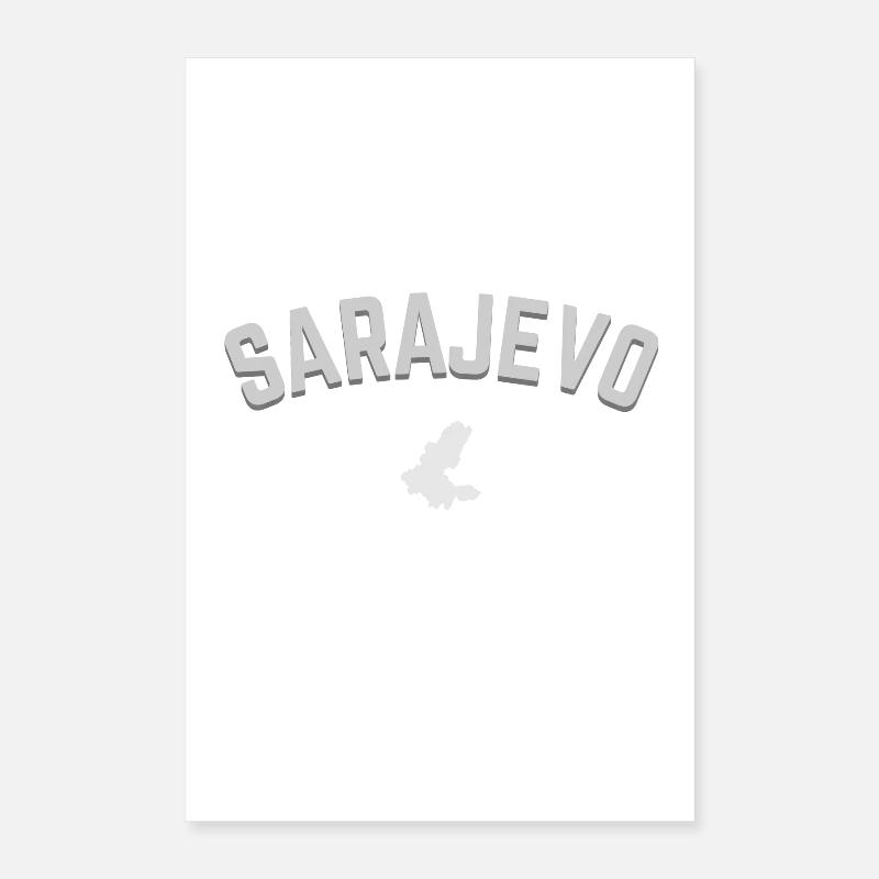 Sarajevo Bih Poster 40 x 60 cm