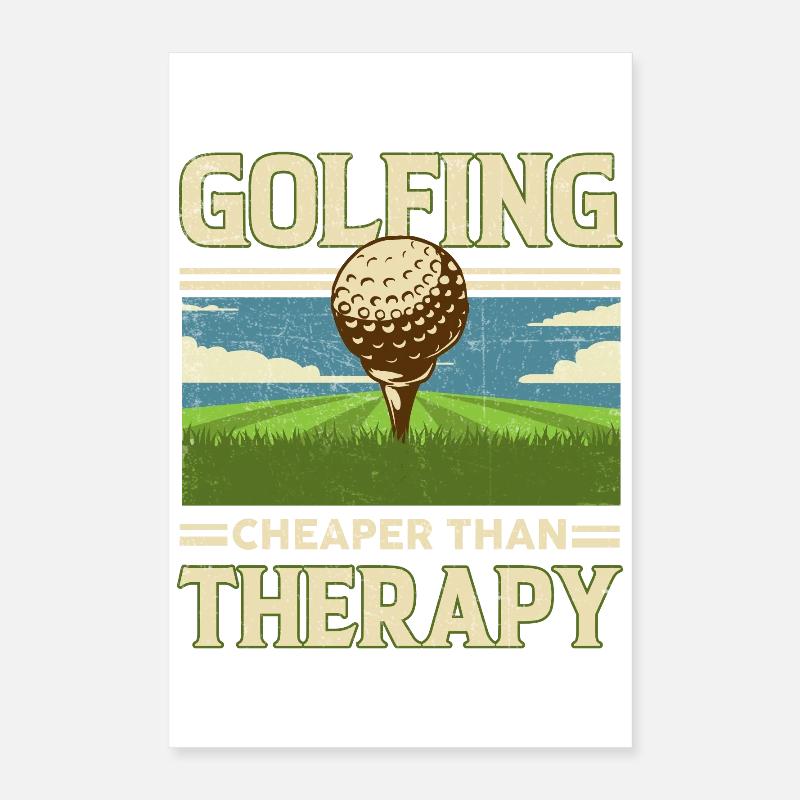 le golf Poster 40 x 60 cm
