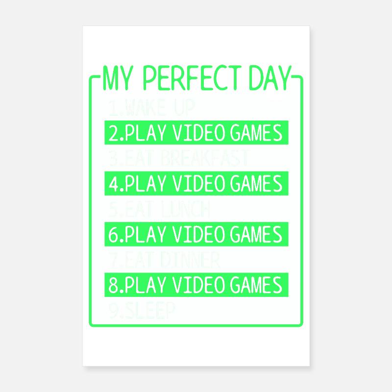 Video games Poster 16" x 24" (40x60 cm)