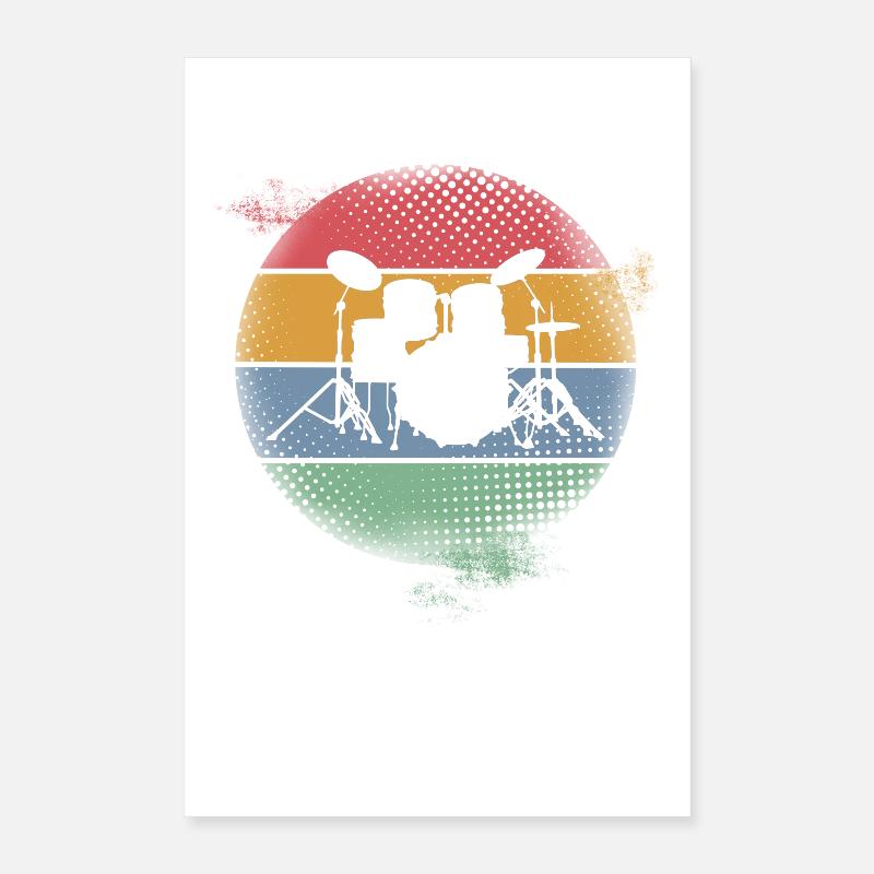 Drums Poster 16" x 24" (40x60 cm)