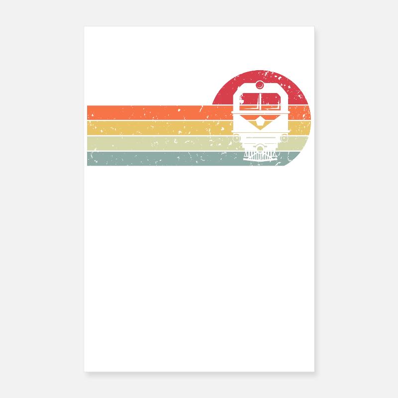 Bahn Poster 40x60 cm