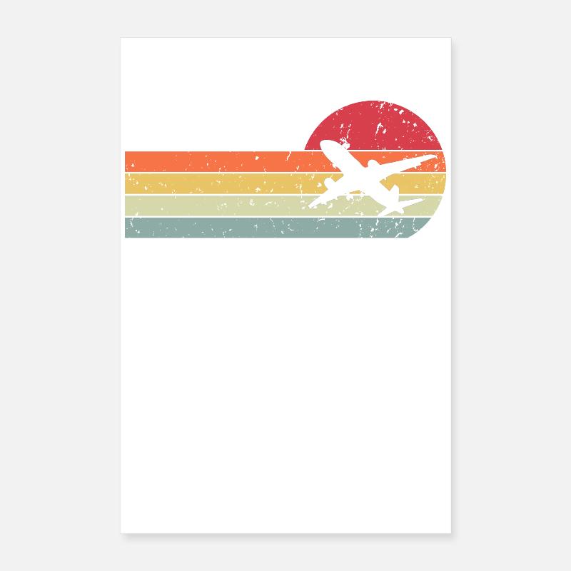 Flugzeug Poster 40x60 cm
