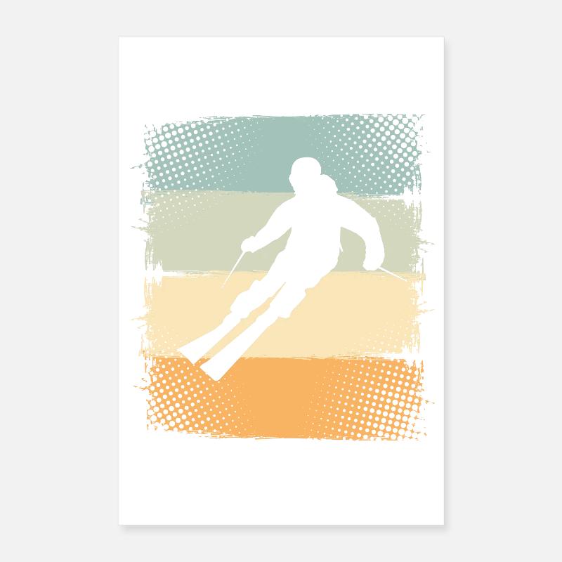 Ski Poster 16" x 24" (40x60 cm)