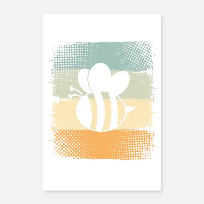 Bee Poster 16" x 24" (40x60 cm)