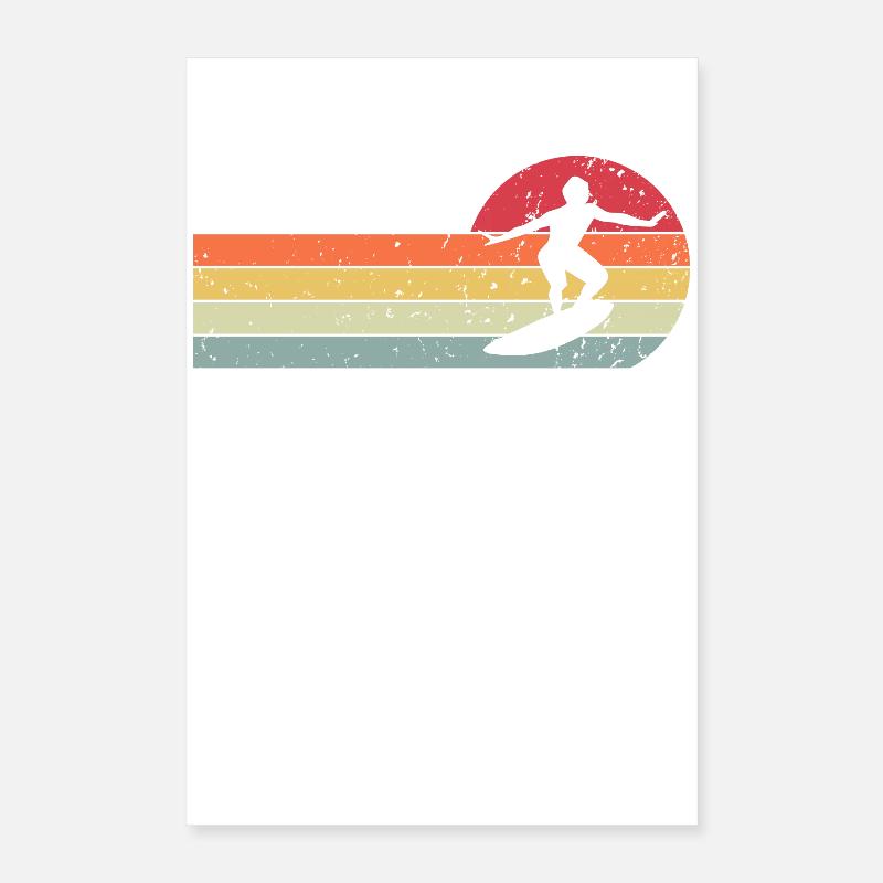 Surfer Surfing Poster 16" x 24" (40x60 cm)