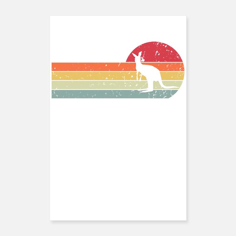 Känguru Poster 40x60 cm