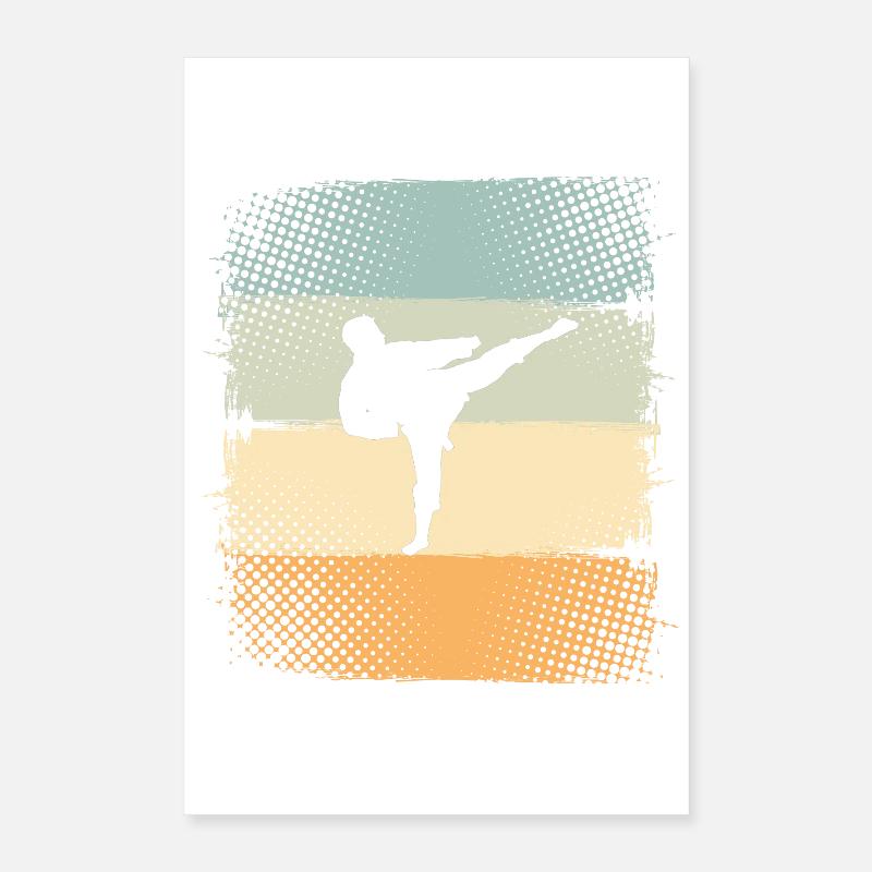 Karaté Poster 40 x 60 cm