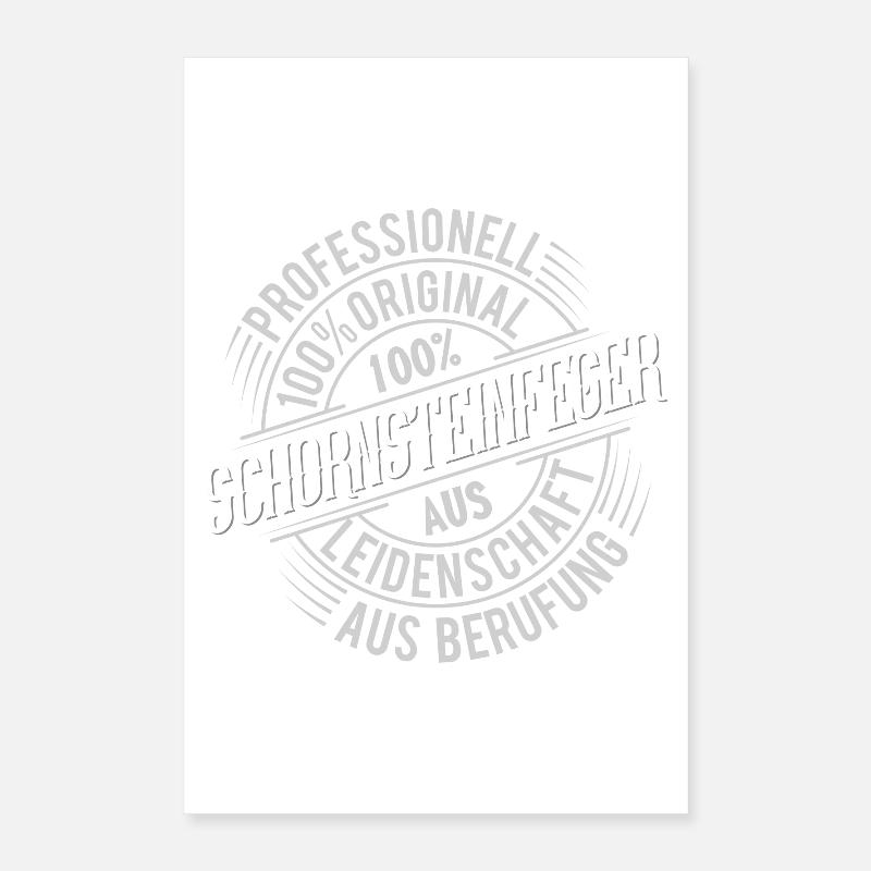 Schornsteinfeger Poster 40x60 cm