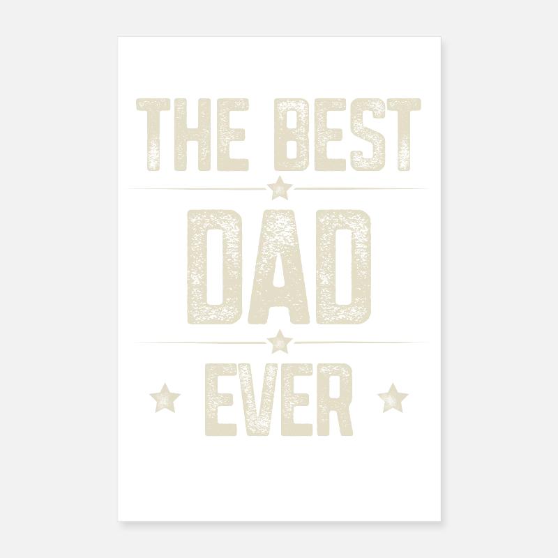 Papa Father Best Dad Poster 16" x 24" (40x60 cm)