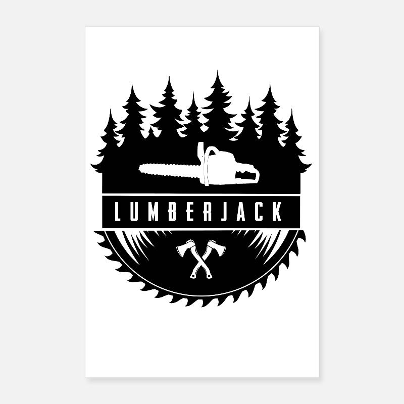 Lumberjack Poster 16" x 24" (40x60 cm)