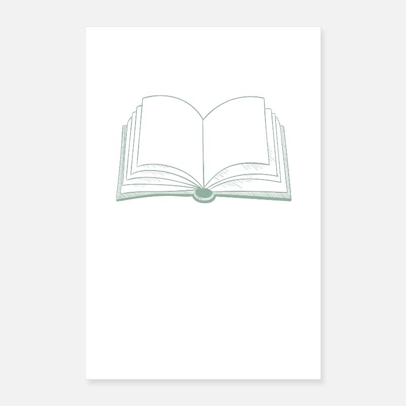 Books open book Poster 16" x 24" (40x60 cm)