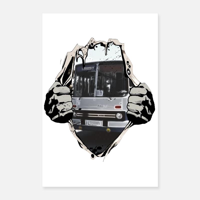 Bus d’Ikarus Poster 40 x 60 cm