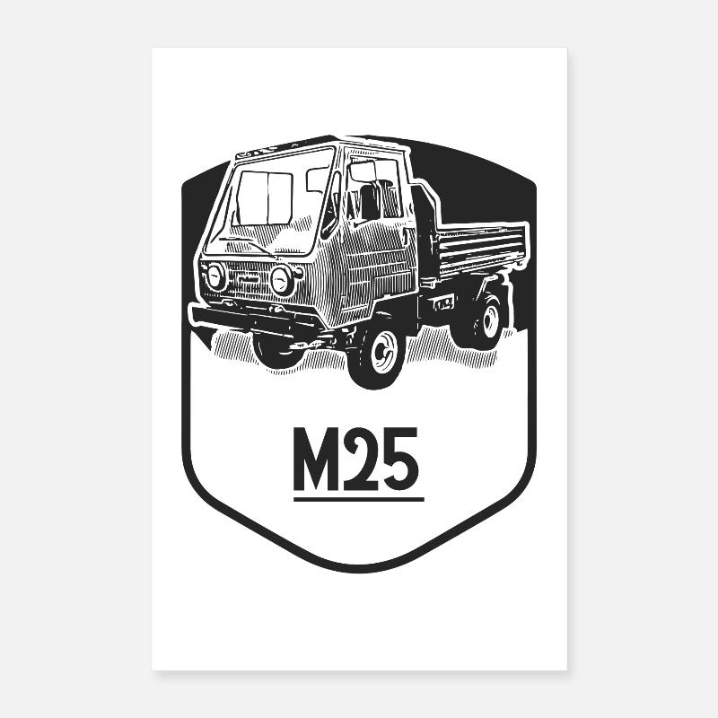 M25 Multicar Poster 16" x 24" (40x60 cm)