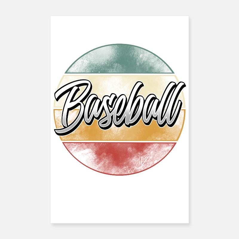 Base-ball Poster 40 x 60 cm