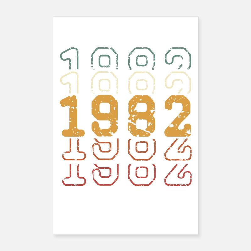 1982 Poster 40x60 cm