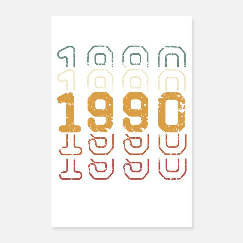 1990 Poster 40 x 60 cm