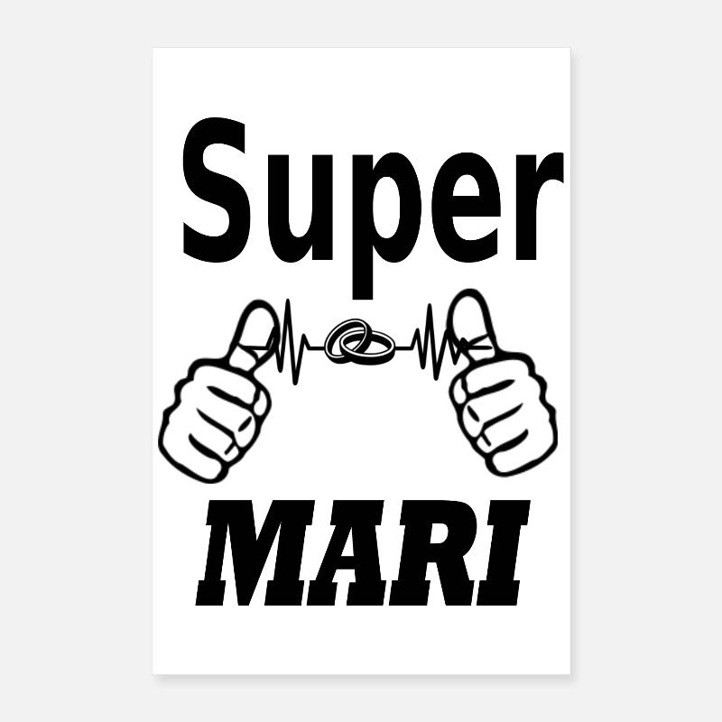 SUPER MARI Poster 40 x 60 cm