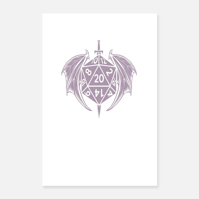 stylo et papier dm cube Poster 40 x 60 cm