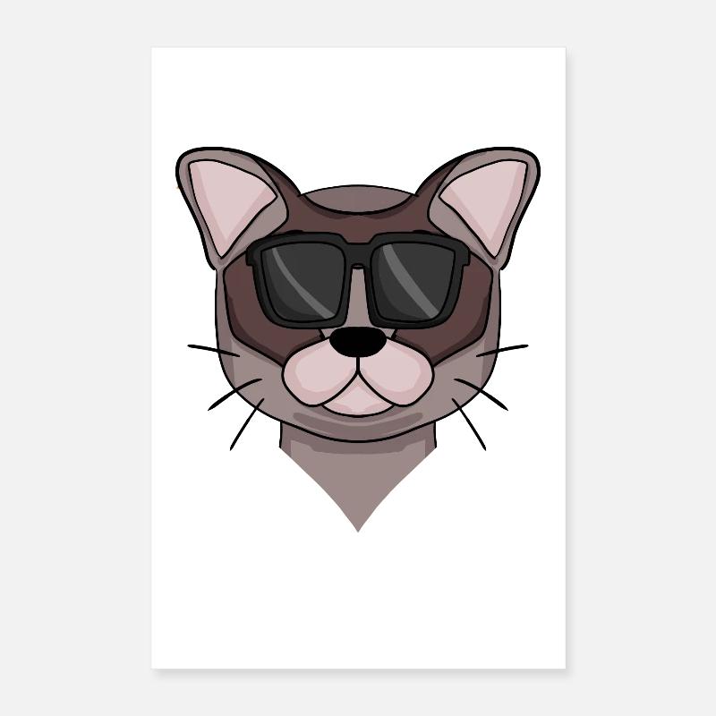 Chat de Birmanie Poster 40 x 60 cm