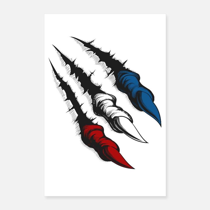 Rostock Claws Poster 16" x 24" (40x60 cm)