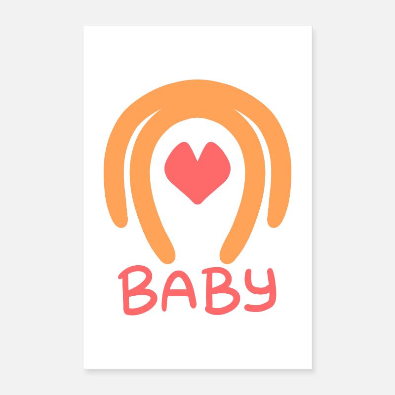 Bébé Poster 40 x 60 cm
