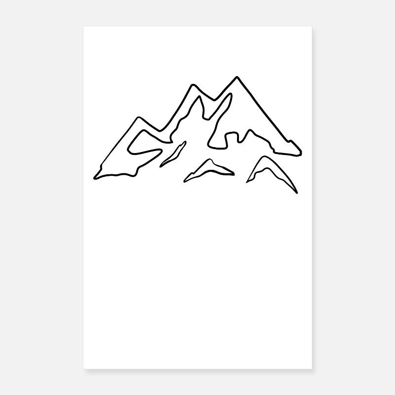 Mountains Poster 16" x 24" (40x60 cm)