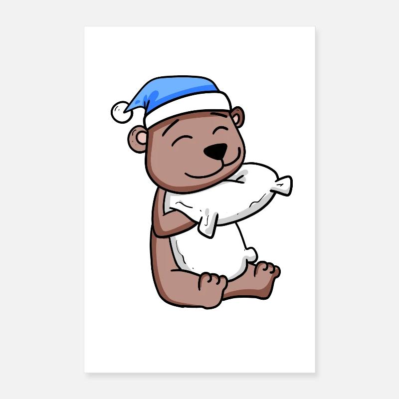 Bébé ours Poster 40 x 60 cm