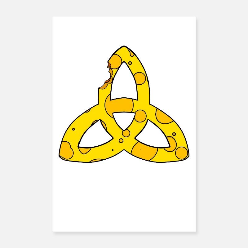 Celtic symbol Triqueta Endless gift Poster 16" x 24" (40x60 cm)