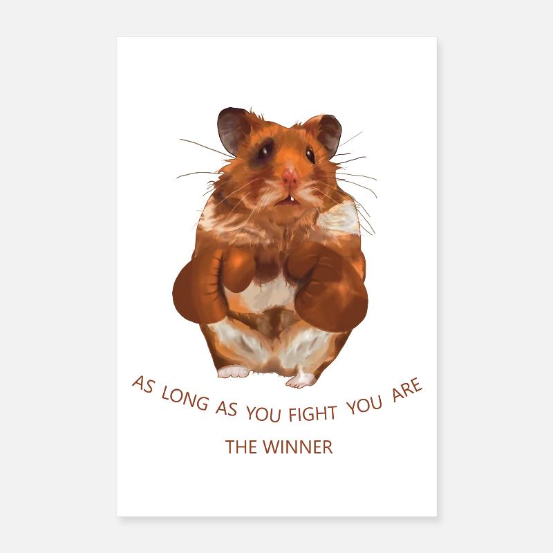 Fighter Poster 16" x 24" (40x60 cm)