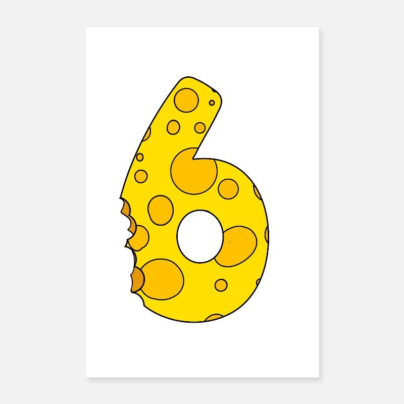 Fromage numéro 6 Poster 40 x 60 cm