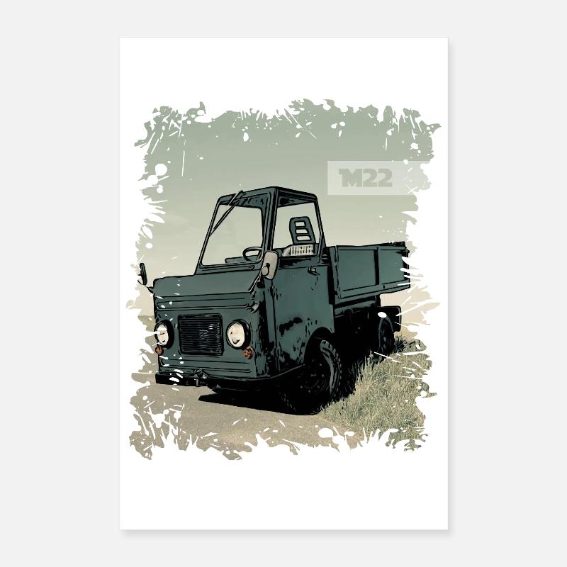 MultiCar M22 DDR Truck Poster 16" x 24" (40x60 cm)
