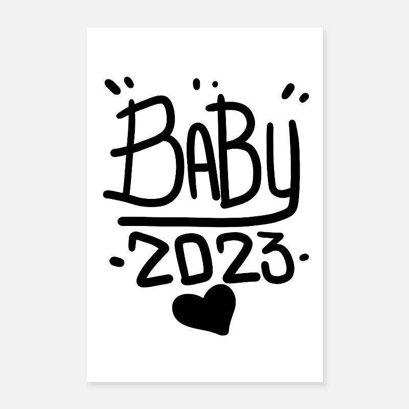Bébé 2023 Poster 40 x 60 cm