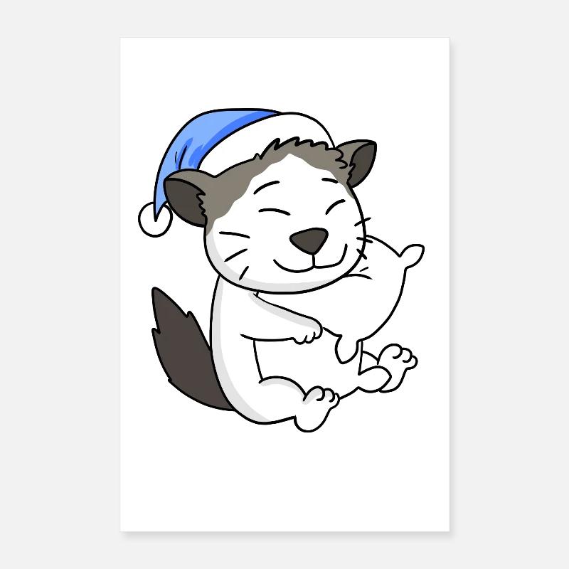 Chat race Ragdoll Poster 40 x 60 cm