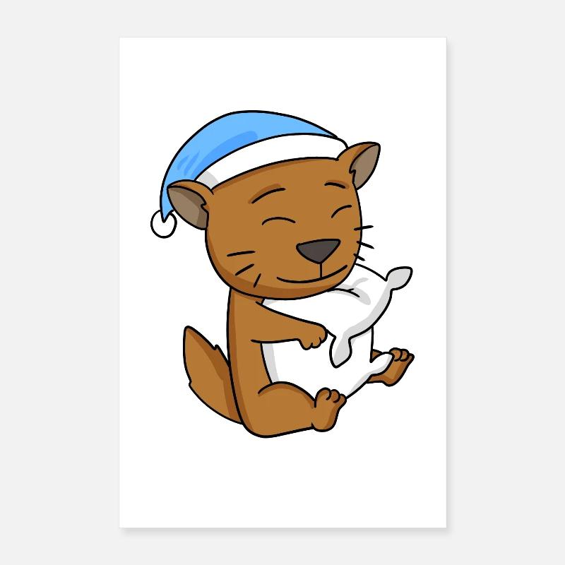 Chat race de chat Somali Poster 40 x 60 cm