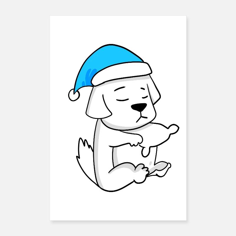 Hund Hunderasse Pyrenäenberghund Poster 40x60 cm