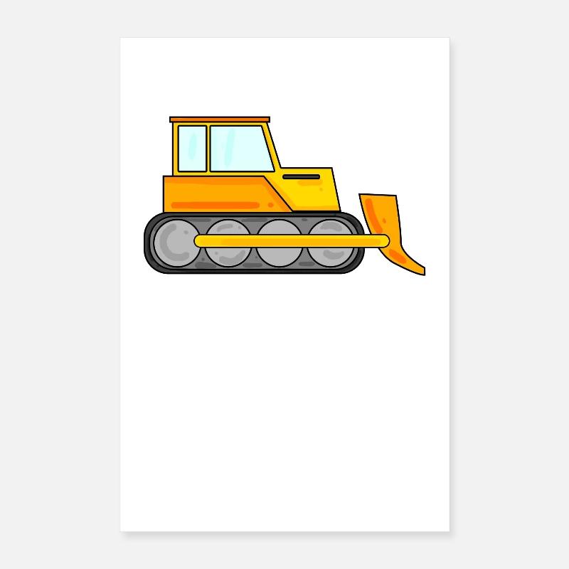 Construction trailer Poster 16" x 24" (40x60 cm)