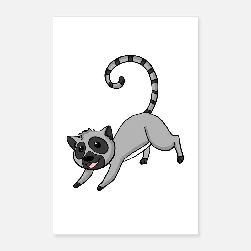 Lemur for children Poster 16" x 24" (40x60 cm)