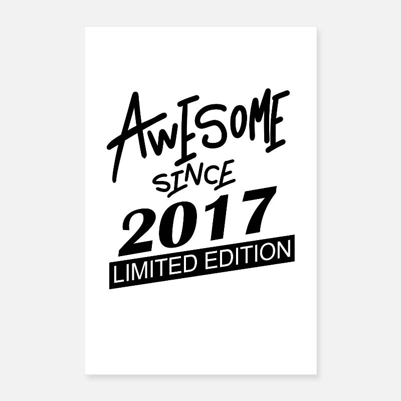 2017 - Millésime 2017 Poster 40 x 60 cm