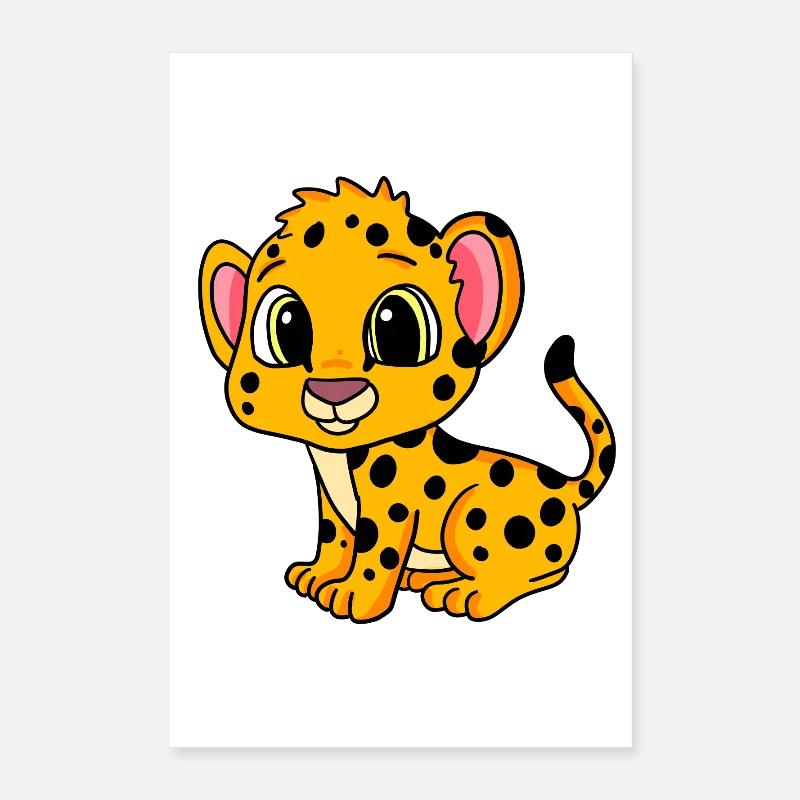 Gepard Poster 40x60 cm