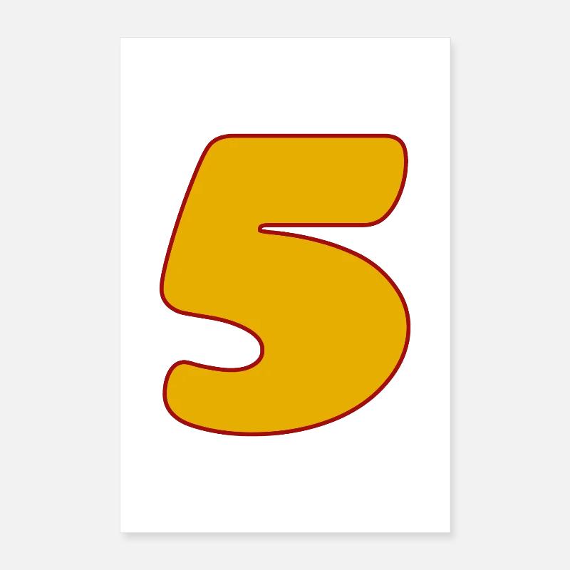 5 Poster 40 x 60 cm