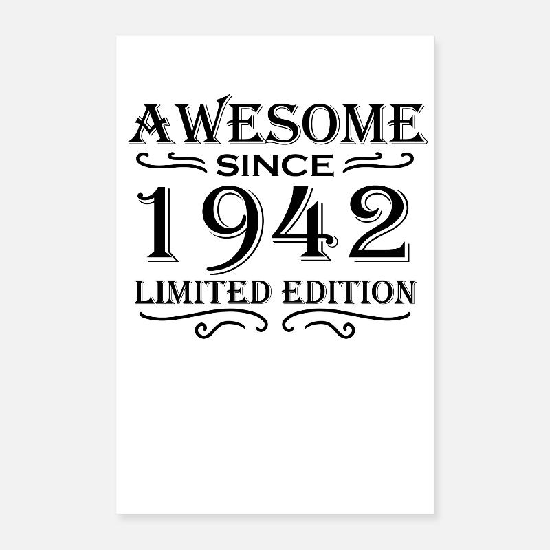 1942 - Born 1942 Poster 16" x 24" (40x60 cm)