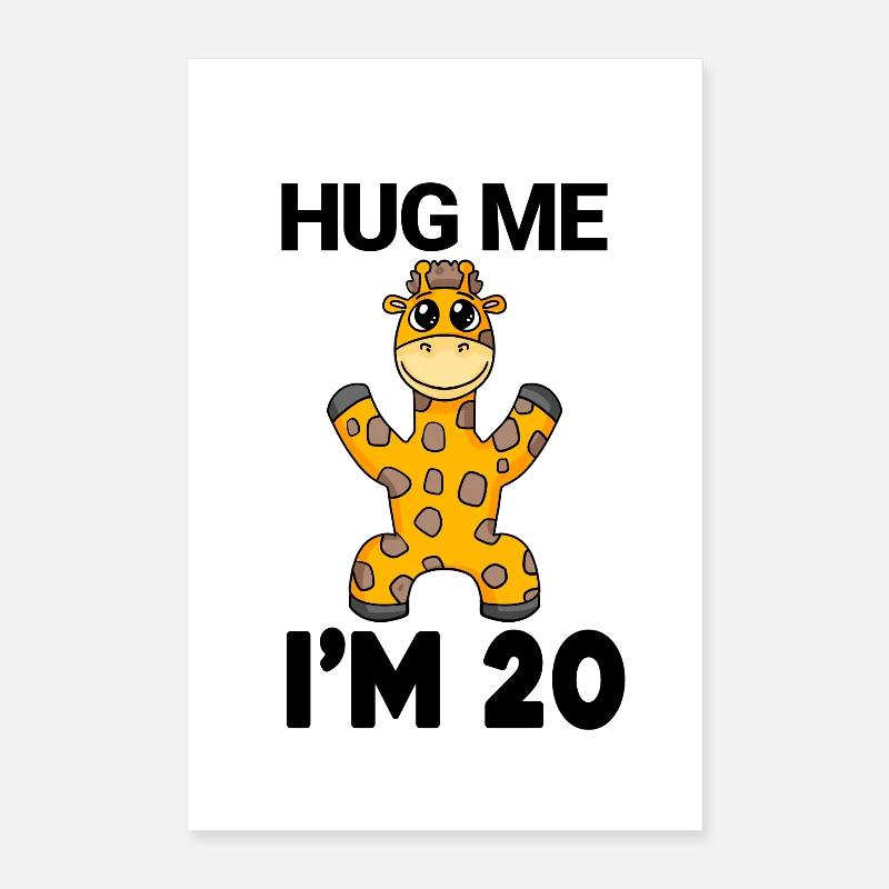 20 ans - 20 ans - câlin Poster 40 x 60 cm