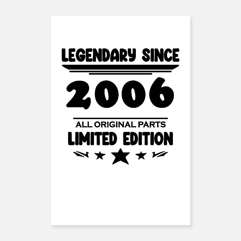 2006 - Born 2006 - Year of construction 2006 Poster 16" x 24" (40x60 cm)